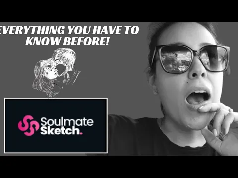 A psychic artist drawing a soulmate sketch on a tablet.