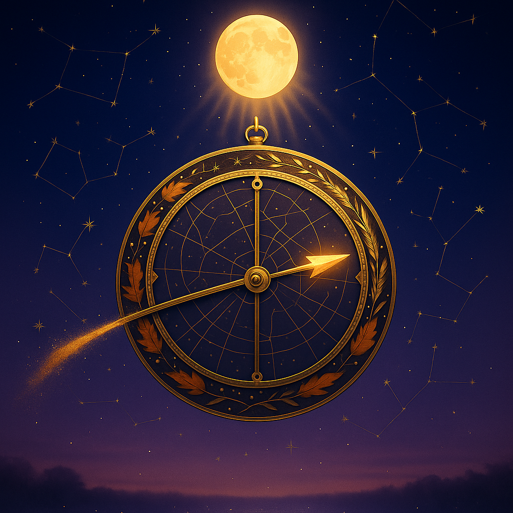 Eine Person, die an einer Weggabelung steht und den helleren Weg wählt, für das Schütze September Horoskop.