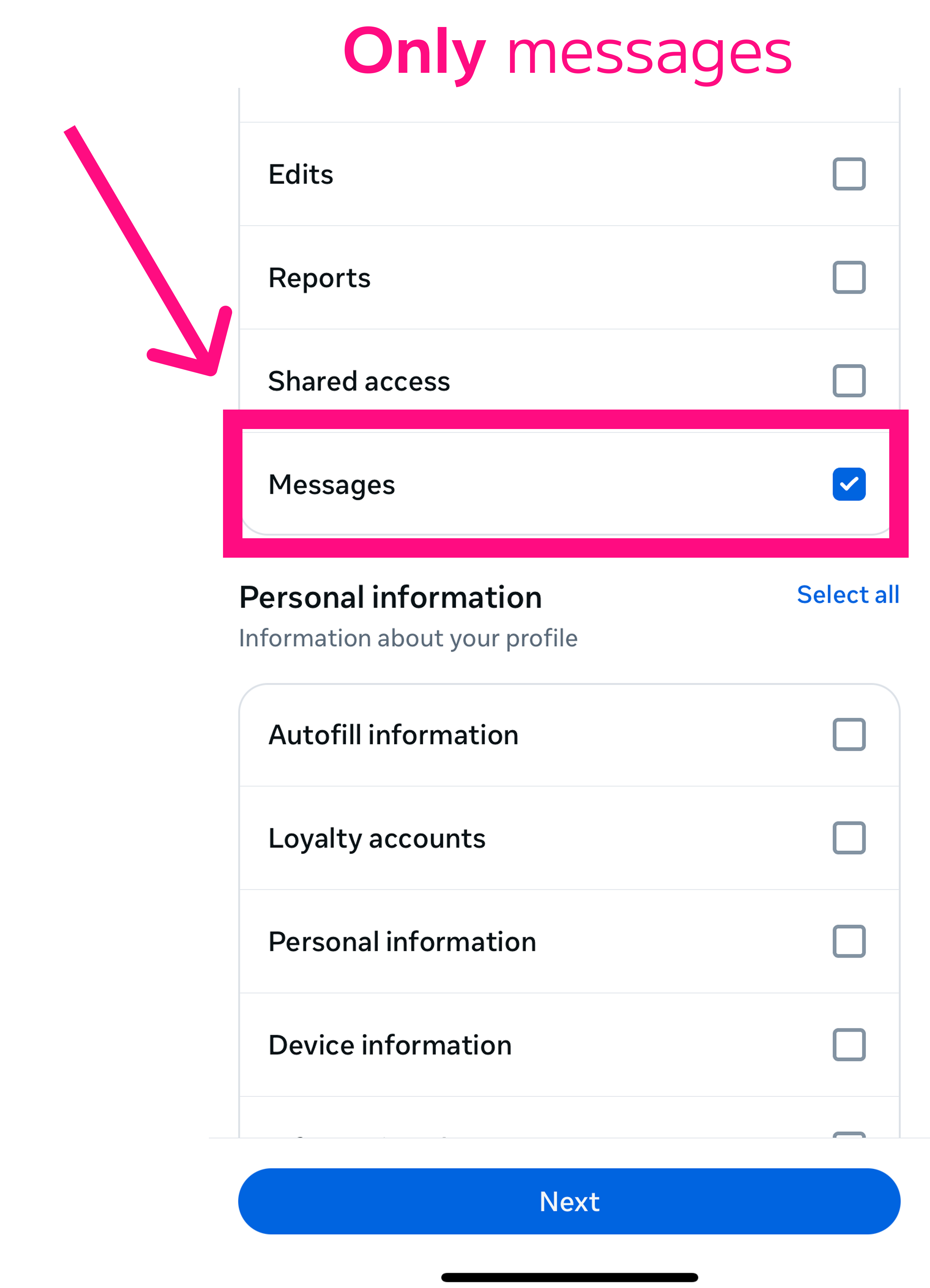 Instagram-chat-download-step6